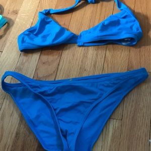 Blue bathing suit 2 pieces